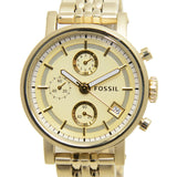 Fossil Boyfriend Chronograph All Gold Watch ES2197