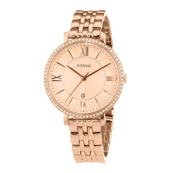 Fossil Women’s Watch Quartz Stainless Steel Rose Gold Dial 36mm Women's Watch  ES3632 - Big Daddy Watches