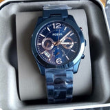 Fossil Perfect Boyfriend Navy Blue Dial Watch ES4093