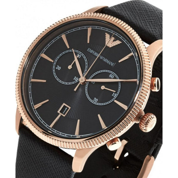 Emporio Armani Classic Chronograph Black Dial Men's Watch AR1792