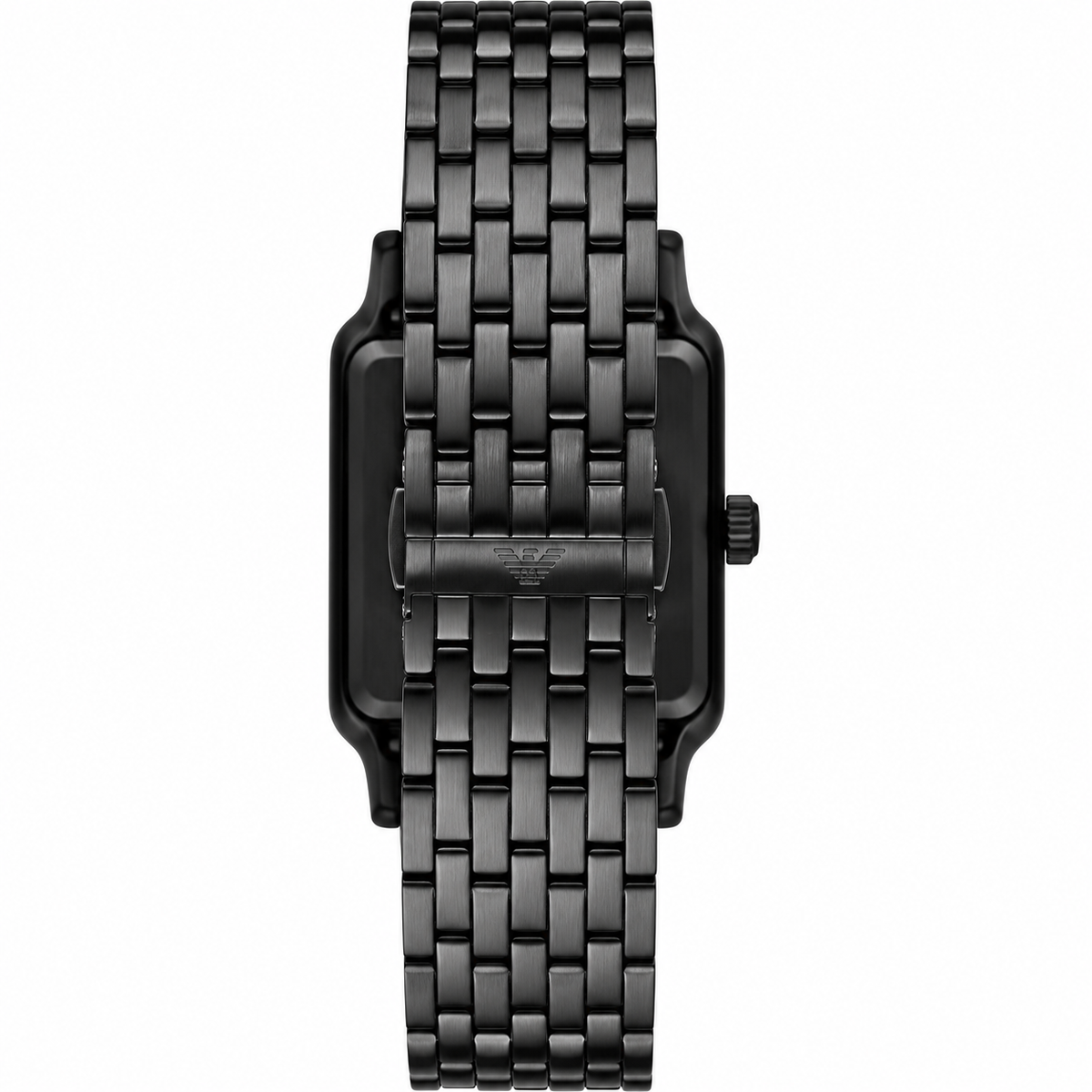 Emporio Armani Meccanico Black Dial Black Steel Strap Watch For Men - AR60058