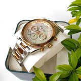 Fossil Perfect Boyfriend Mother Of Pearl Dial Ladies Watch ES4135