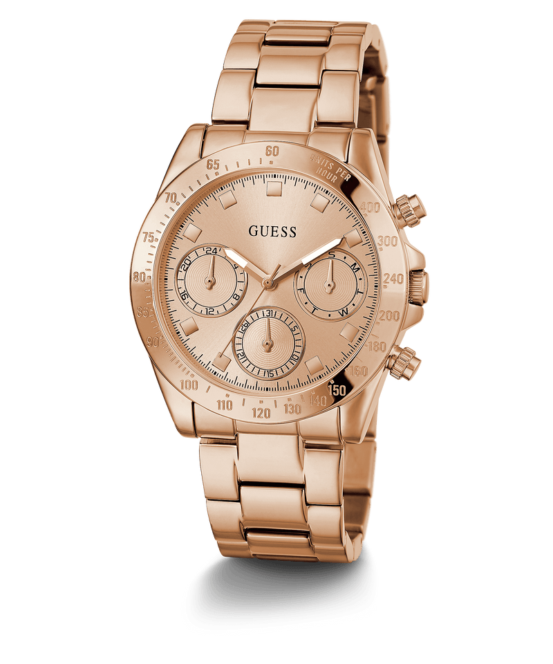 Guess Eclipse Rose Gold Tone Unisex Watch GW0314L3