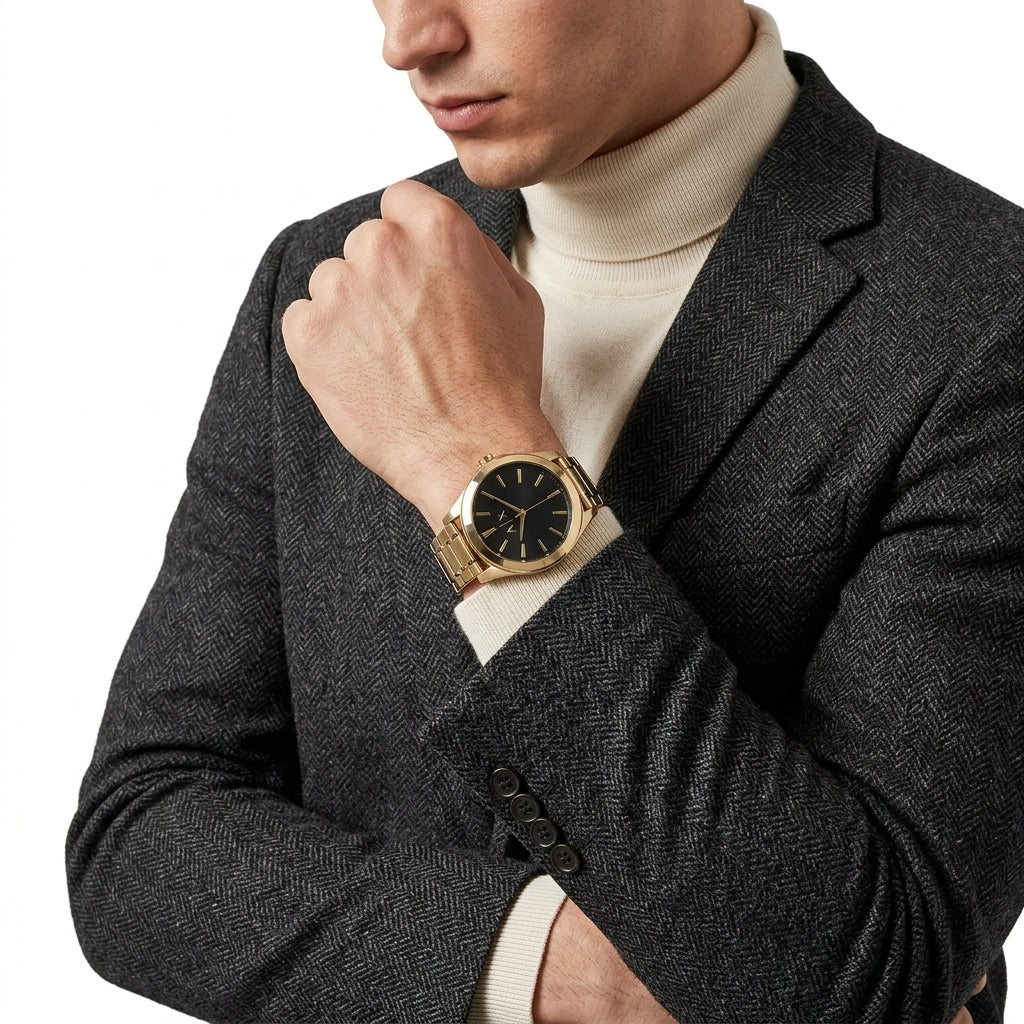 Armani Exchange Nico Black Dial Men's Watch - AX2328