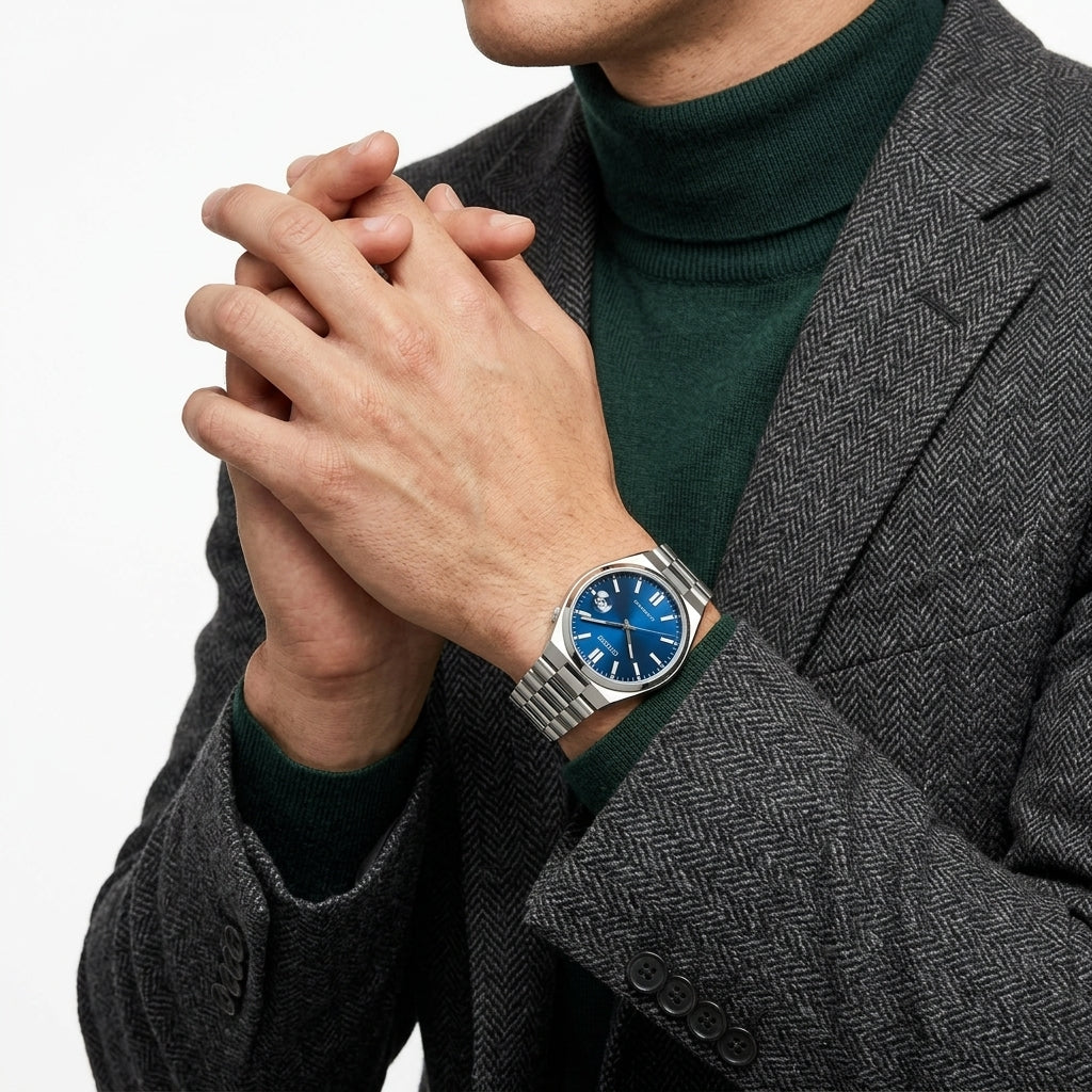 Citizen Tsuyosa Automatic 40mm Blue Dial Stainless Steel Men’s Watch – NJ0150-81L