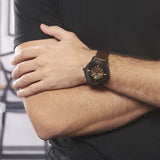 Fossil Townsman Automatic Black Skeleton Dial Men's Watch ME3155