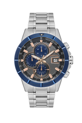 Quantum Men's Grey Dial Chronograph Watch – HNG1067.360