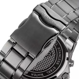 Quantum Black Dial Metal Strap Men's Watch HNG813.650