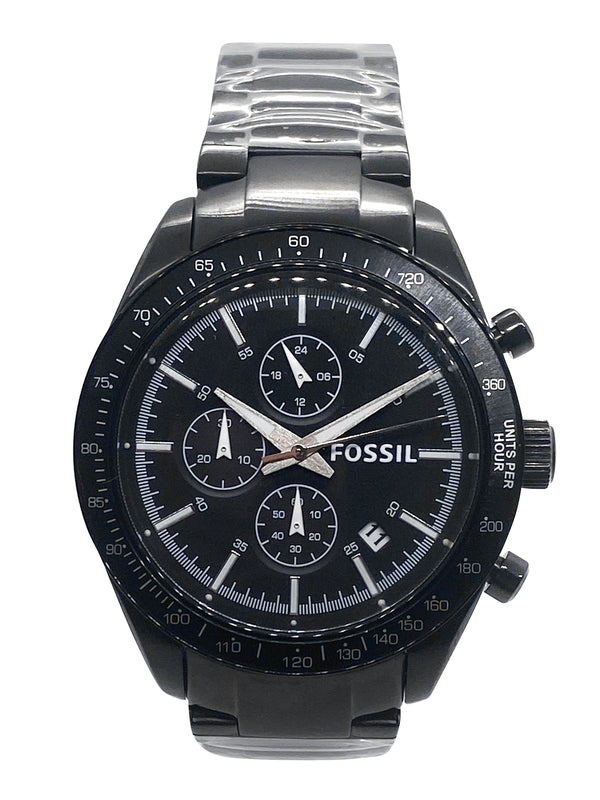 Fossil Black Stainless Steel Men's Watch BQ2067