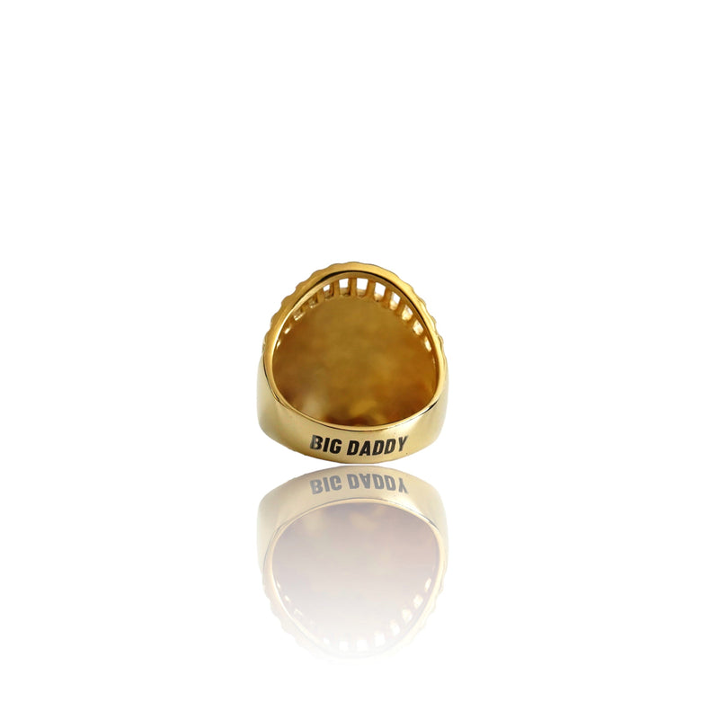 Big Daddy Retro Tibetan Gold Ring