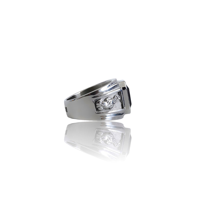 Big Daddy Onyx Silver Ring