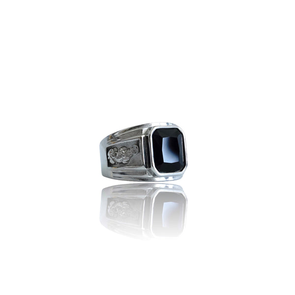 Big Daddy Onyx Silver Ring