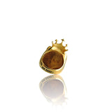 Big Daddy Lion Head Crown Gold Ring