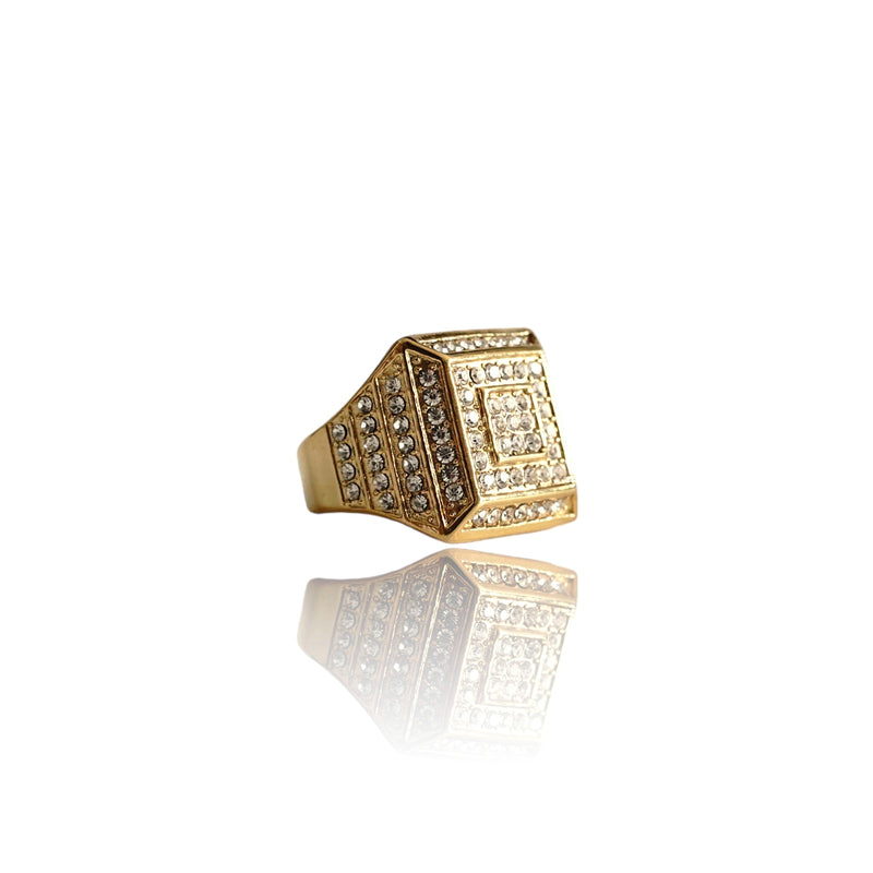 Big Daddy Royal Iced Gold Ring