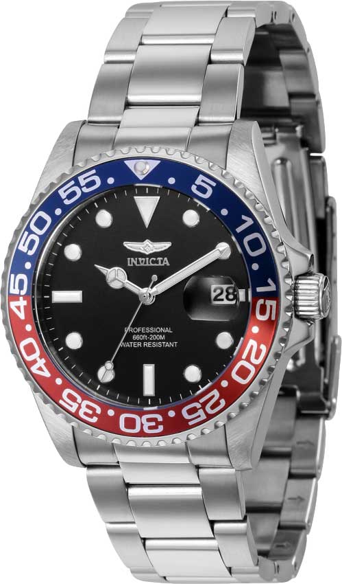 Invicta Pro Diver Quartz Black Dial Watch 36528
