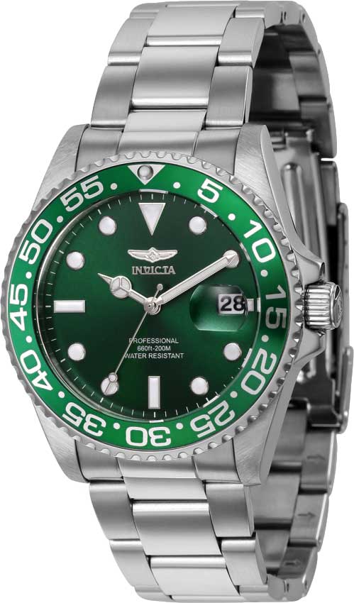 Invicta Pro Diver Quartz Green Dial Watch 36531