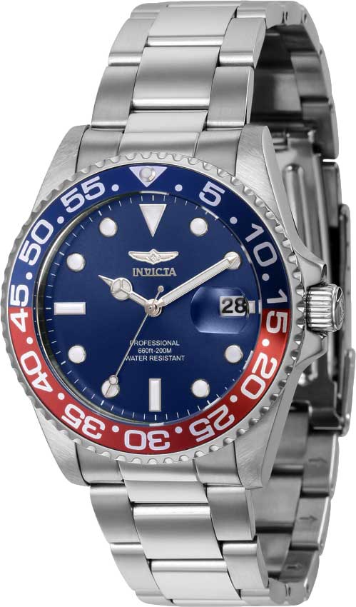 Invicta Pro Diver Quartz Blue Dial Watch 36535