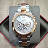 Fossil Perfect Boyfriend Mother Of Pearl Dial Ladies Watch ES4135
