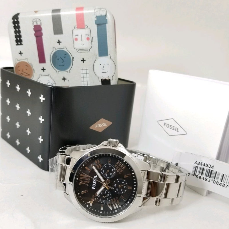 Fossil Cecile Multi-Function Black Dial Watch AM4534