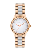 Lee Cooper Women's 35 MM Super Metal Rose Gold Watch – LC07874.430