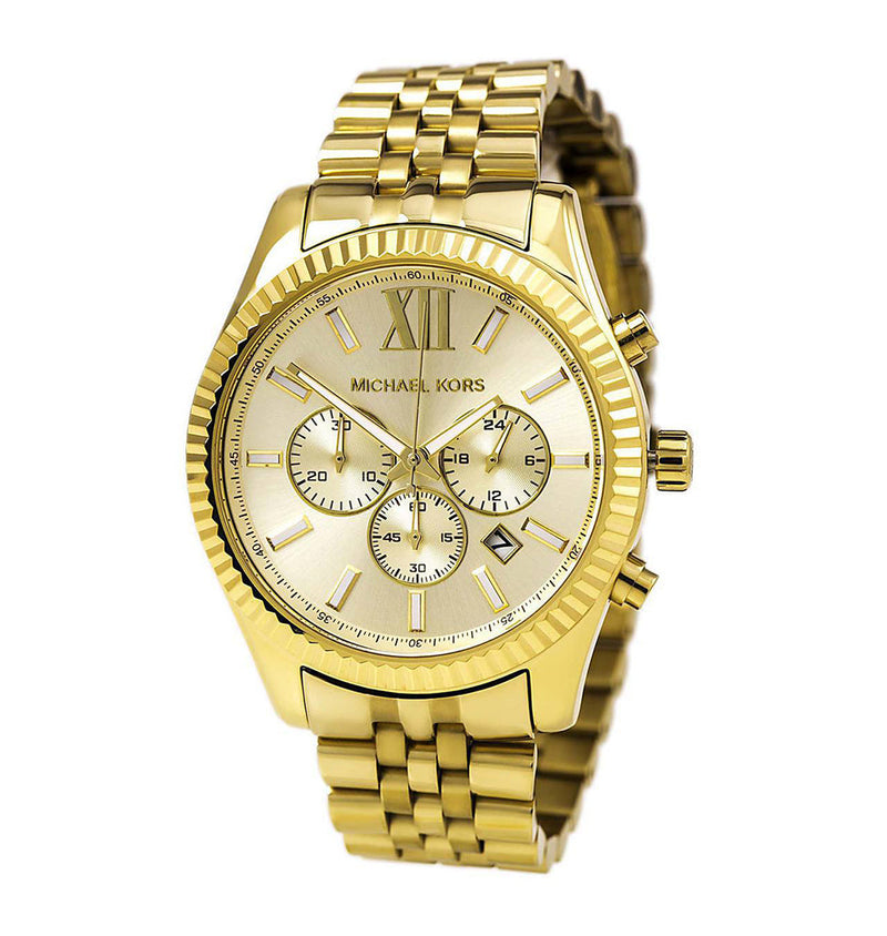 Michael Kors Lexington Chronograph Dial Men's Watch MK8281 Water resistance: 50 meters / 165 feet Movement: Japan Made