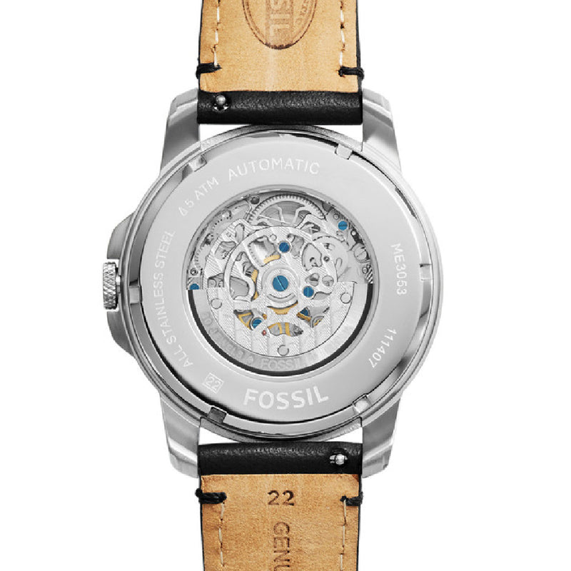 Fossil Grant Automatic Self Wind Skeleton Dial Men's Watch ME3053