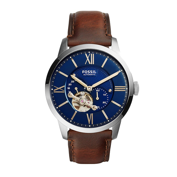 Fossil Townsman Blue Satin Dial Men's Automatic Watch ME3110