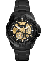 Fossil Bronson Automatic Black Stainless Steel Men's Watch ME3217