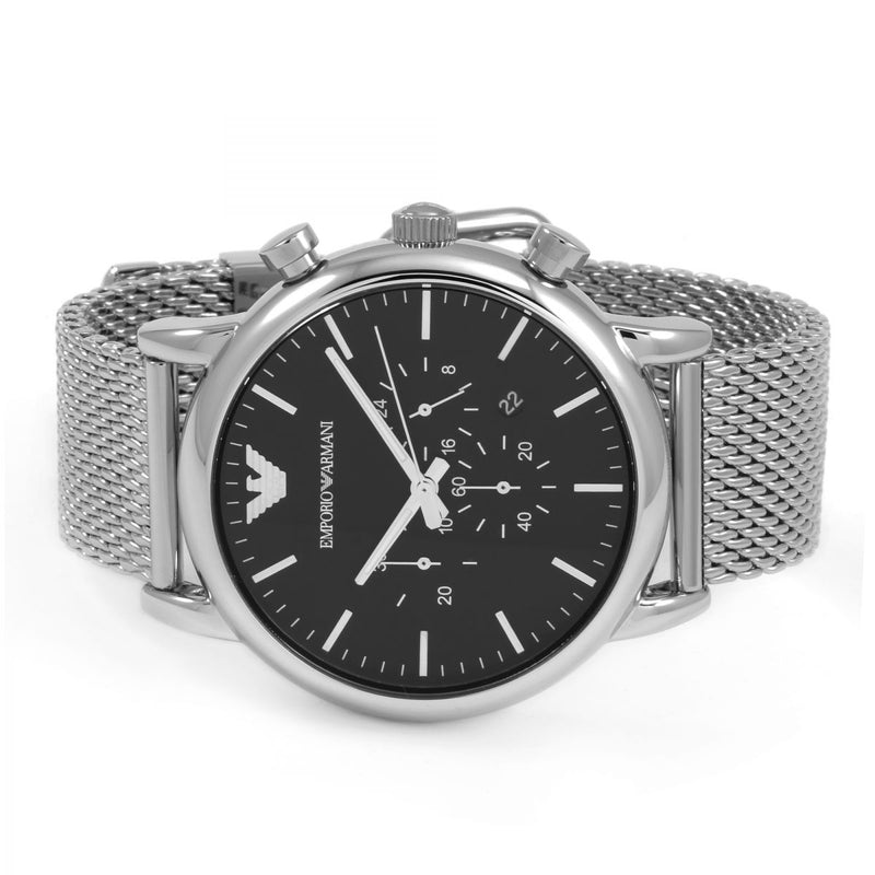 Emporio Armani Classic Chronograph Black Dial Men's Watch AR1808 Water resistance: 50 meters / 165 feet Movement: Quartz