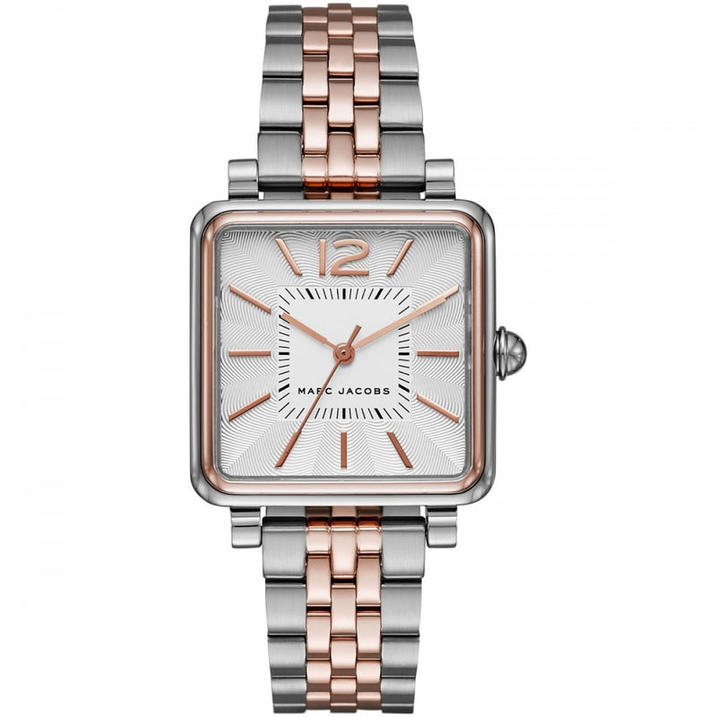 Marc Jacobs Vic Silver Dial Ladies Two Tone Watch MJ3463