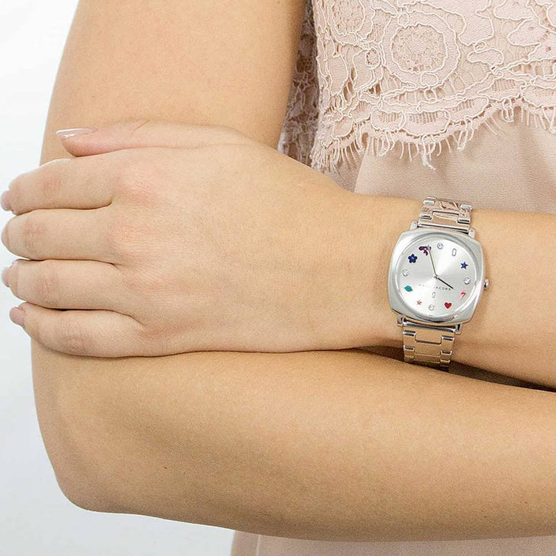 Marc Jacobs Mandy Silver Dial Men's Watch MJ3548