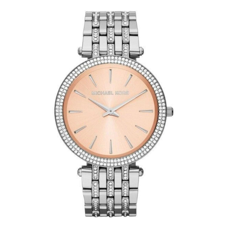 Michael Kors Darci Crystal Paved Silver Ladies Watch MK3218