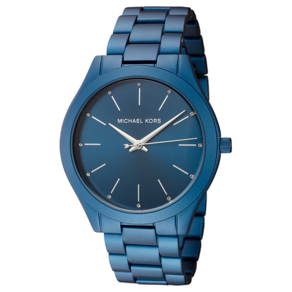 Michael Kors Slim Runway Navy Blue Unisex Watch  MK4503 - Big Daddy Watches