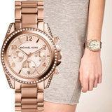 Michael Kors Blair Chronograph Rose Gold Watch MK5263