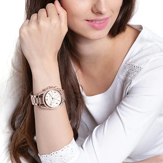Michael Kors Blair Chronograph Rose Gold Watch MK5263