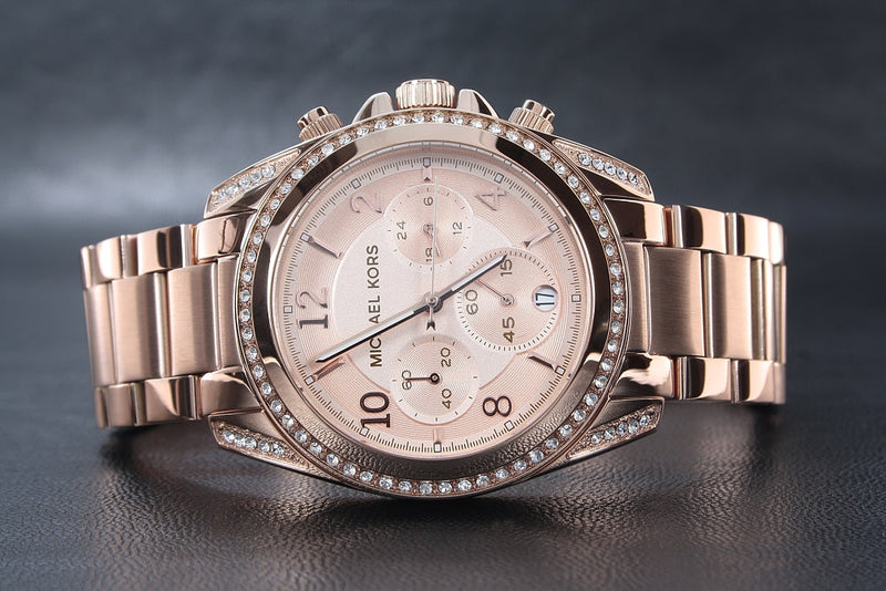 Michael Kors Blair Chronograph Rose Gold Watch MK5263