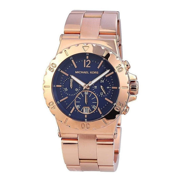 Michael Kors Bel Aire Chronograph Rose Gold Watch MK5410