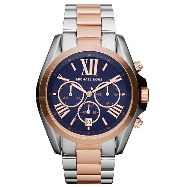 Michael Kors Bradshaw Chronograph Blue Dial Unisex Watch MK5606 Water resistance: 50 Meters Movement: Quartz  