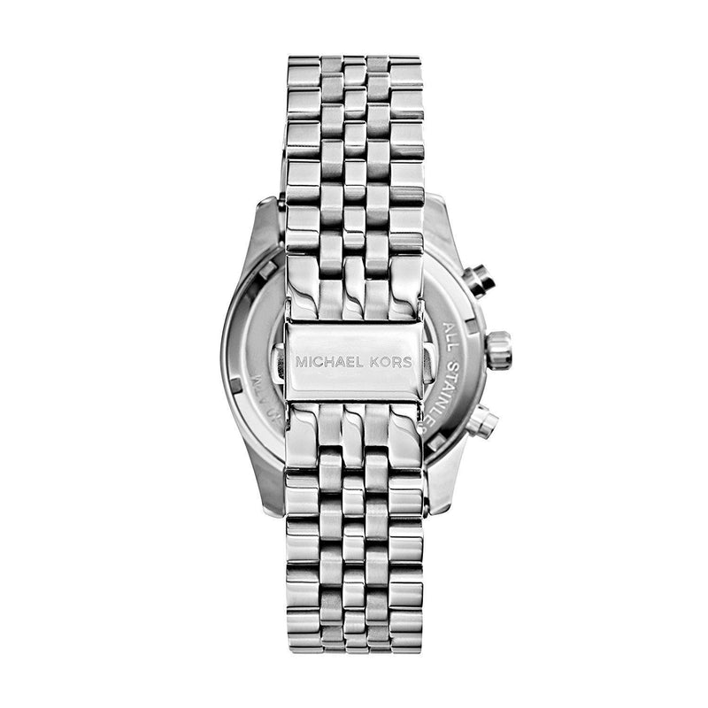 Michael Kors Chronograph Black Dial Silver Watch MK5708