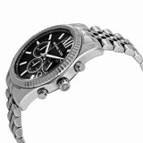 Michael Kors Chronograph Black Dial Silver Watch MK5708