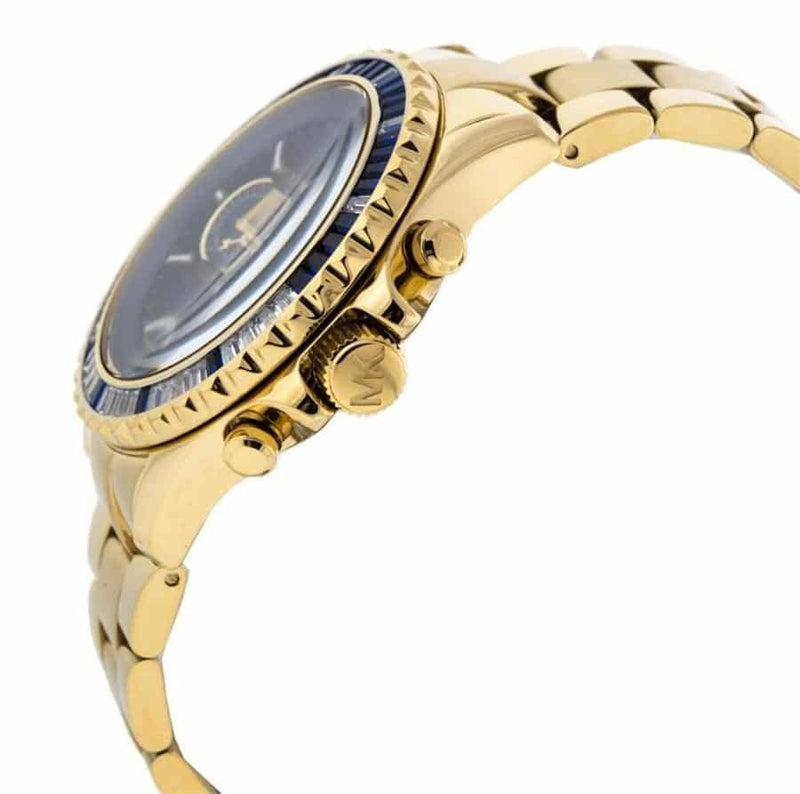 Michael Kors Everest Chronograph Navy Dial Gold-tone Watch MK5754