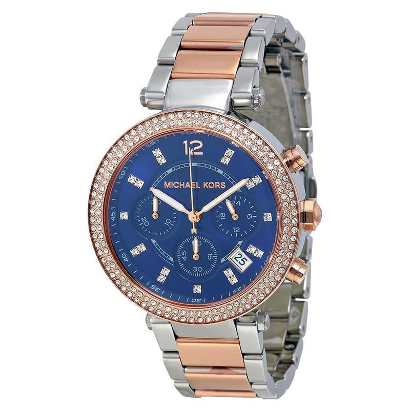 Michael Kors Parker Chronograph Blue Dial Ladies Watch MK6141