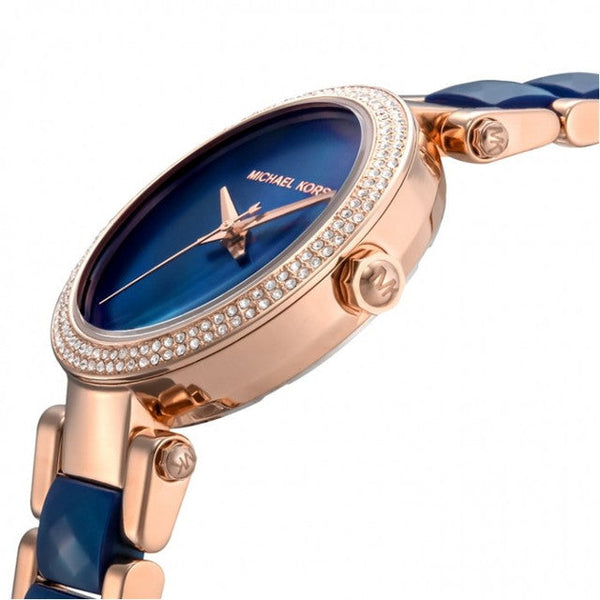 Michael Kors Parker Blue Dial Women's Watch MK6527 - Big Daddy Watches #2