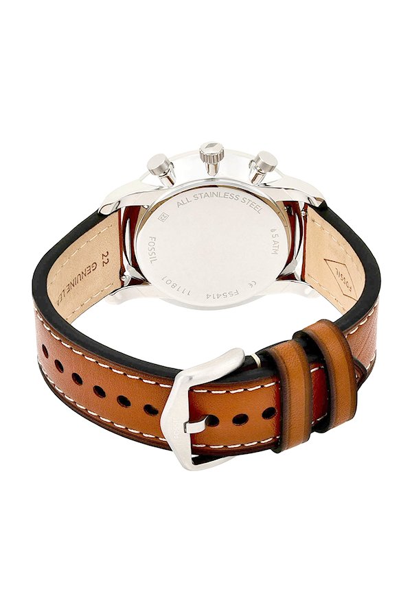 Goodwin Watch Chronograph Light Brown Leather Men's Watch FS5414 - Big Daddy Watches #3