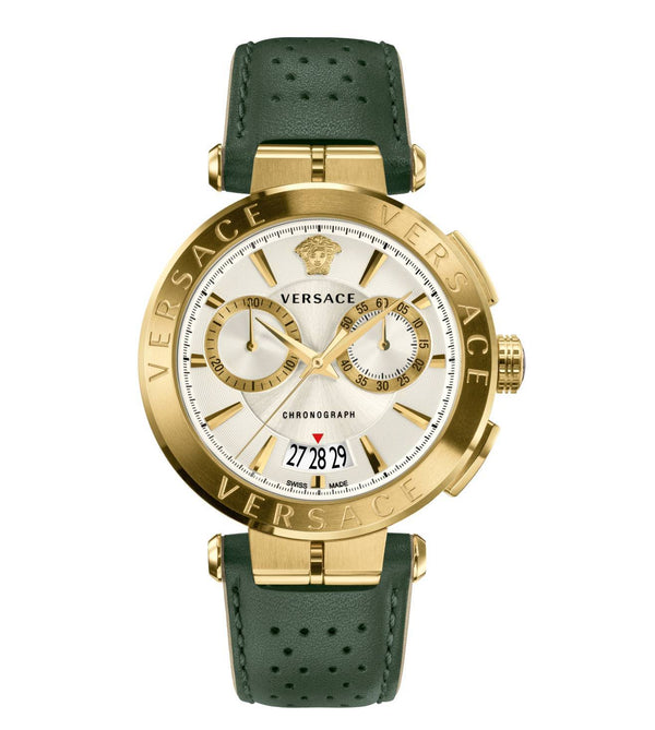 Versace Aion Chronograph Green Strap Men's Watch  VBR020017 - Big Daddy Watches