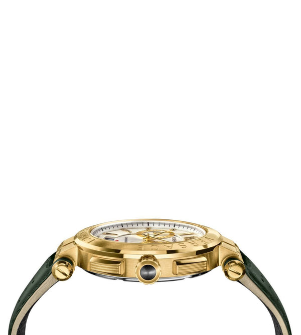 Versace Aion Chronograph Green Strap Men's Watch VBR020017 - Big Daddy Watches #2