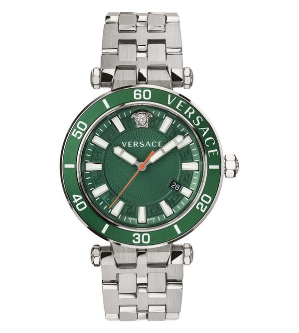 Versace Greca Sport Green Dial Men's Watch  VEZ300421 - Big Daddy Watches