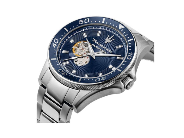 Maserati Sfida Diamond Silver Automatic Men's Watch R8823140007 - Big Daddy Watches #2