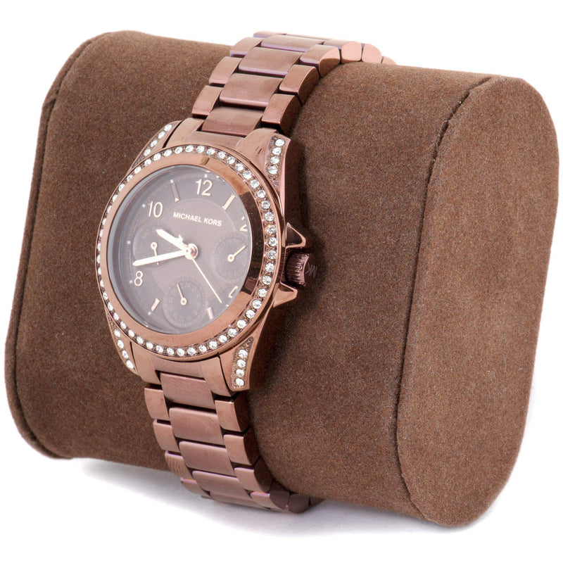 Michael Kors Blair Chronograph Expresso Dial Ladies Watch MK5614