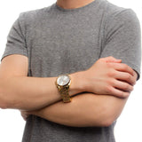 Michael Kors Bradshaw Chronograph Dial Two-tone Mens Watch MK5651
